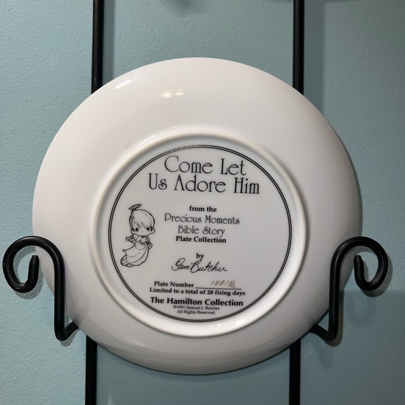 The Hamilton Collection from Precious Moment Bible Story Plate Collection (3) - Picture 6 of 7